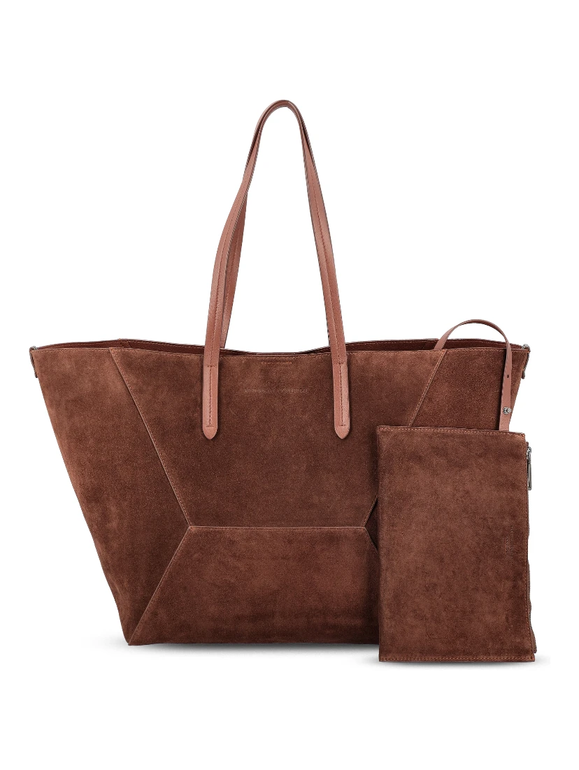 BC Duo large suede tote bag