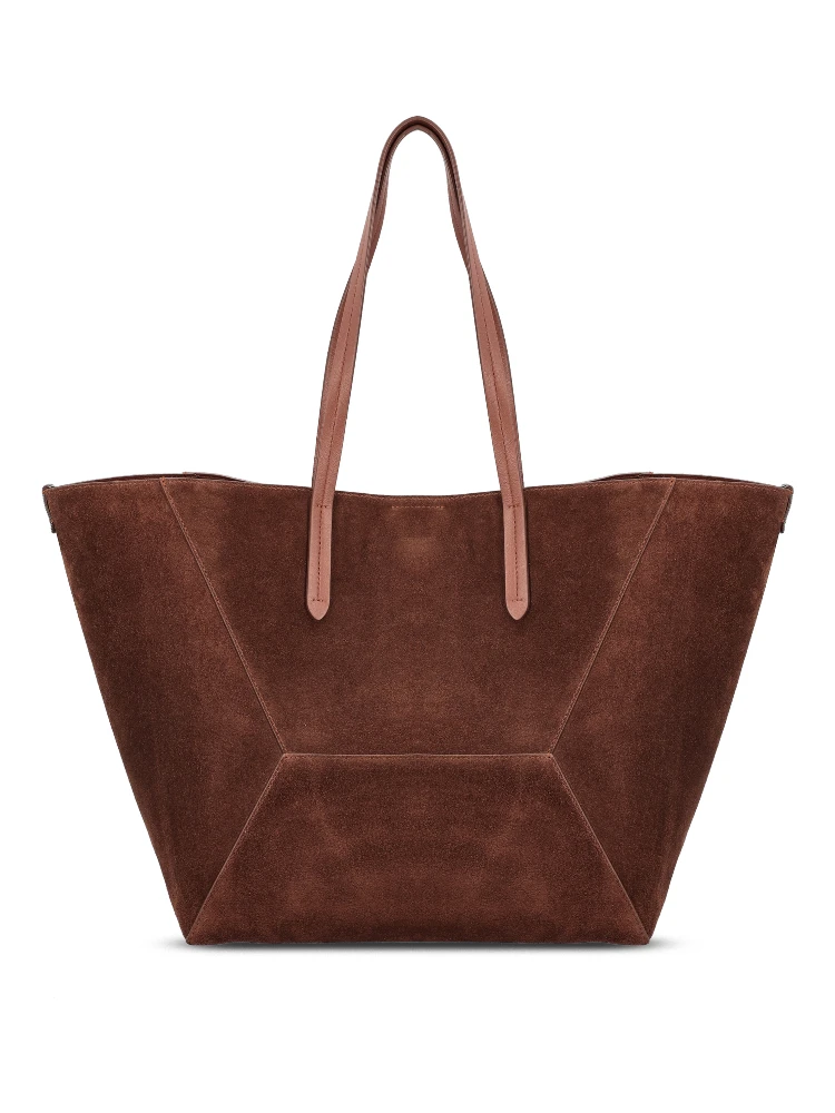 BC Duo large suede tote bag alternative