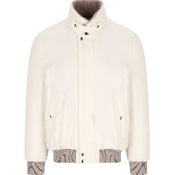 Cashmere bomber jacket