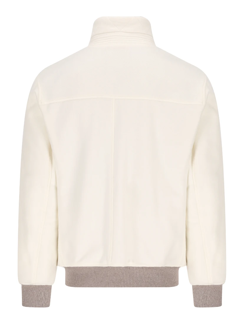 Cashmere bomber jacket