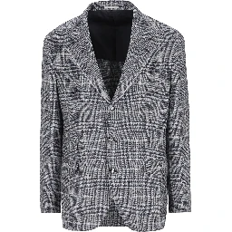 Checked blazer