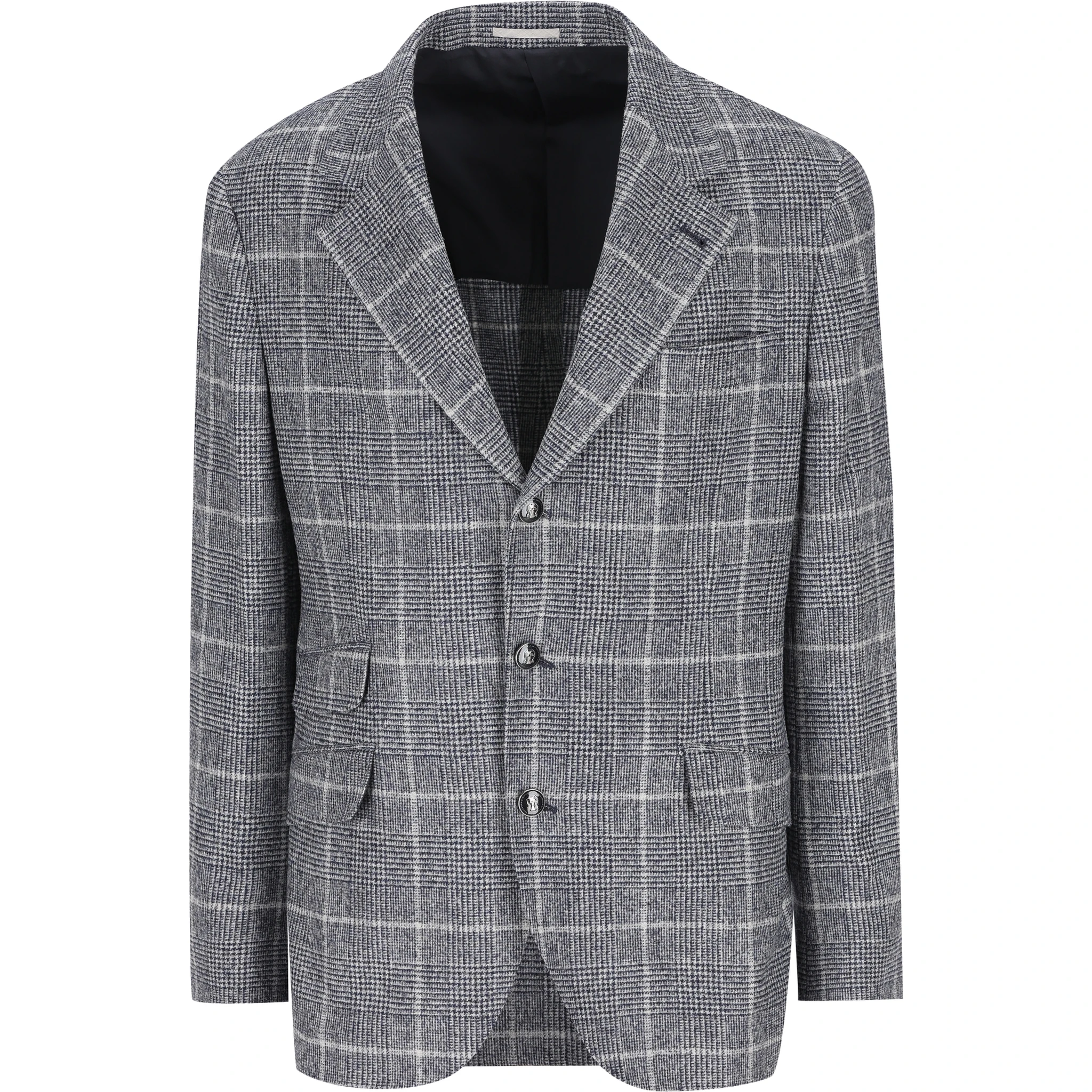 Checked blazer