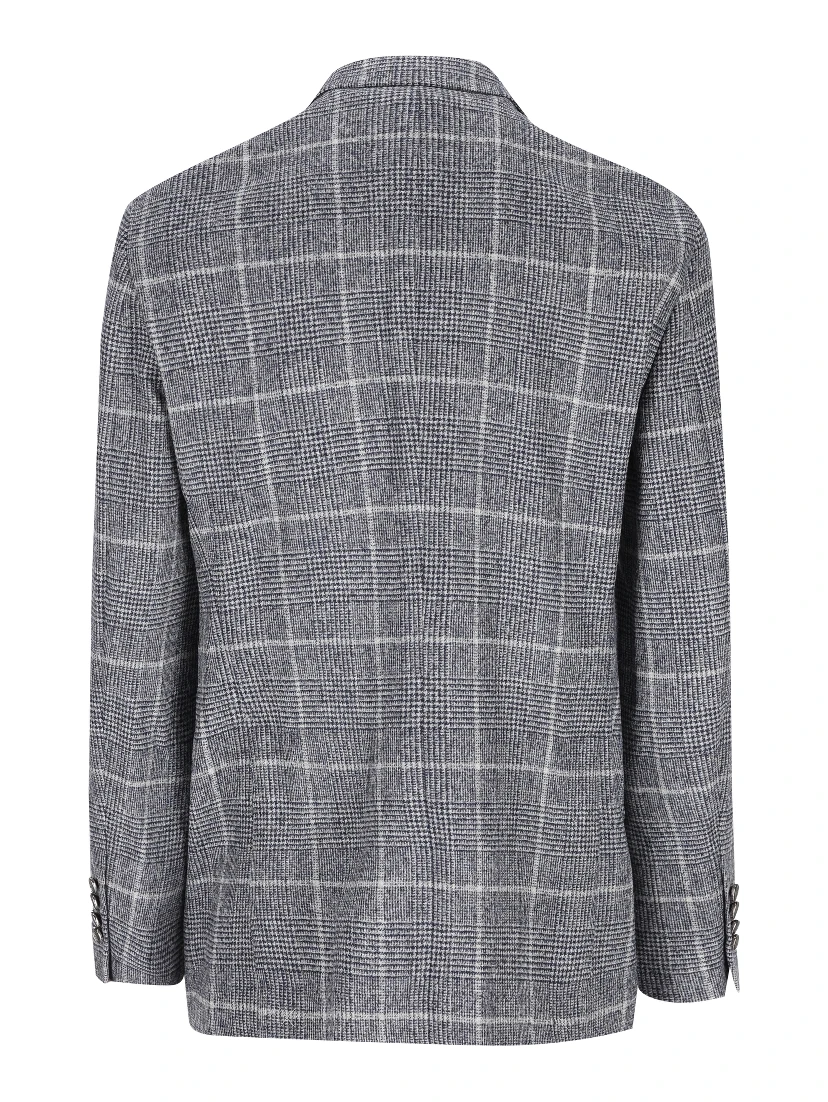 Checked blazer