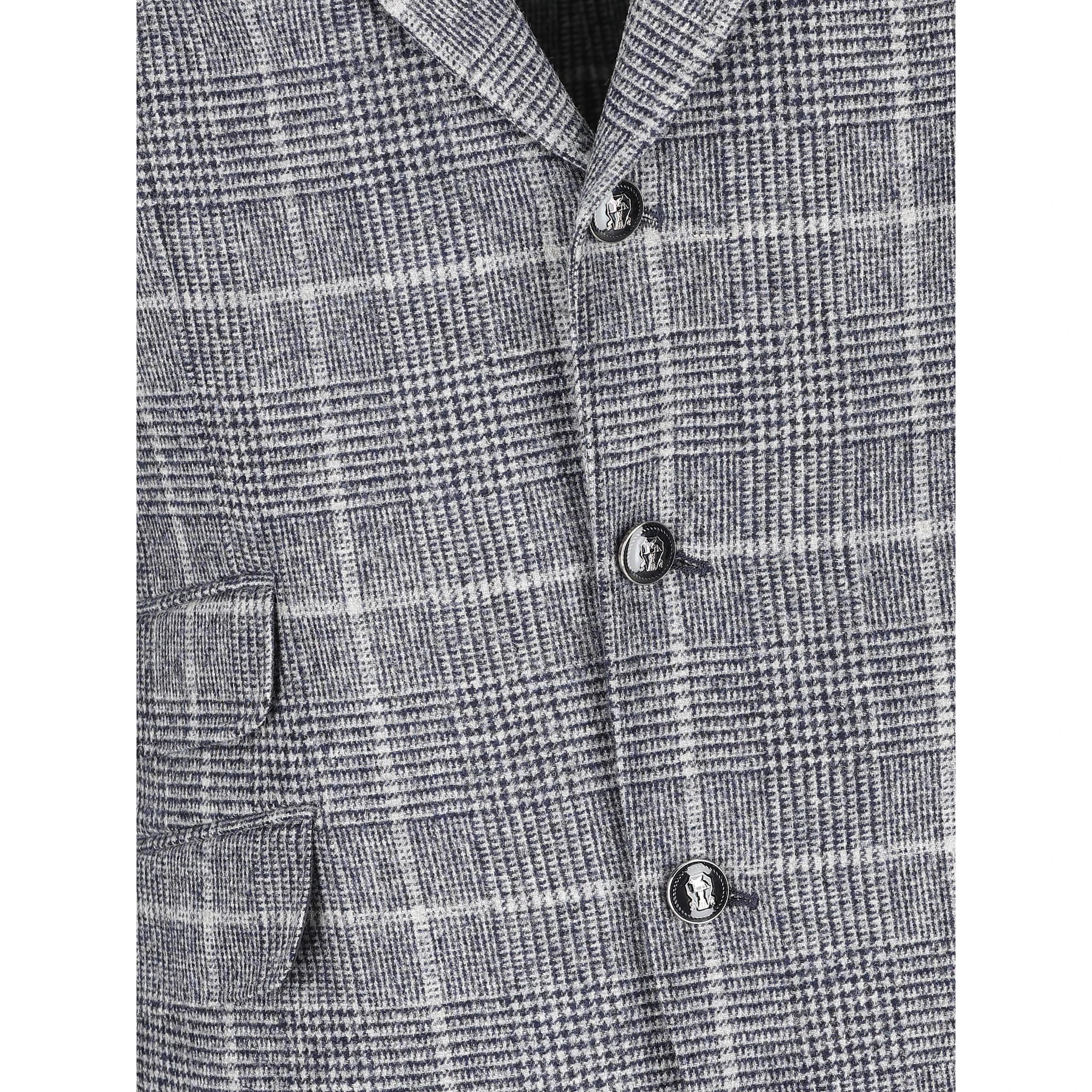 Checked blazer