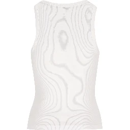 Ribbed logo top