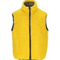 fleece zip-up gilet
