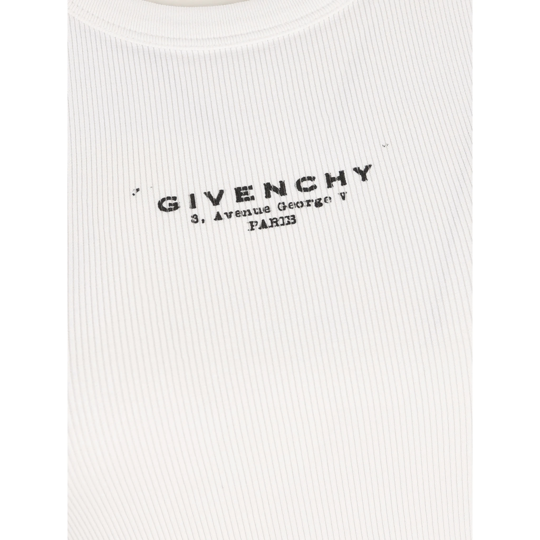Ribbed logo top