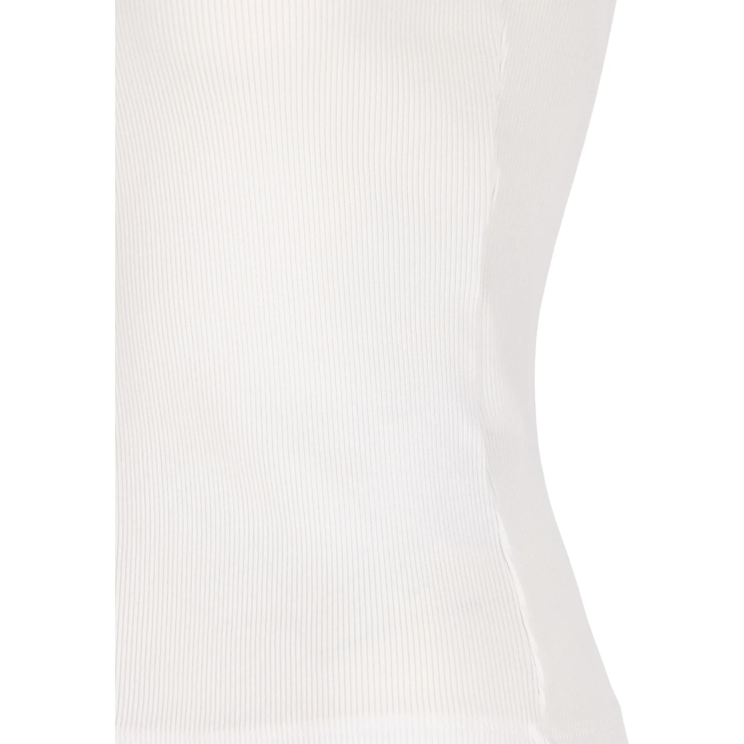 Ribbed logo top