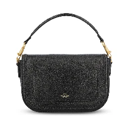 Gold-tone logo shoulder bag