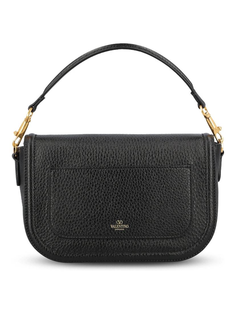 Gold-tone logo shoulder bag