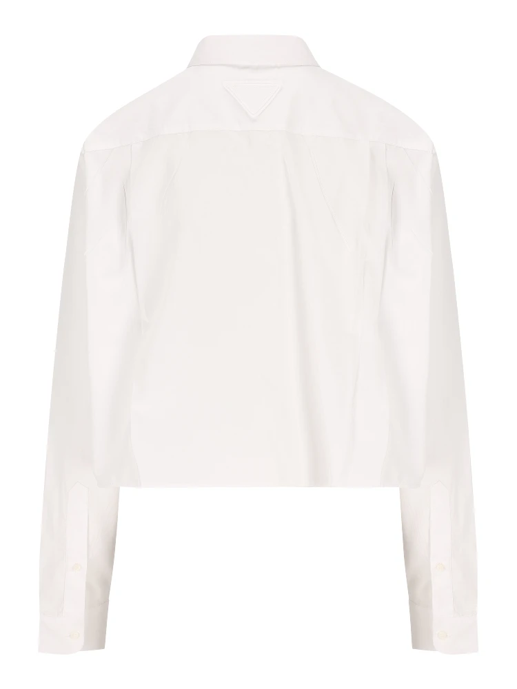 Bow-collar patch-pocket shirt alternative