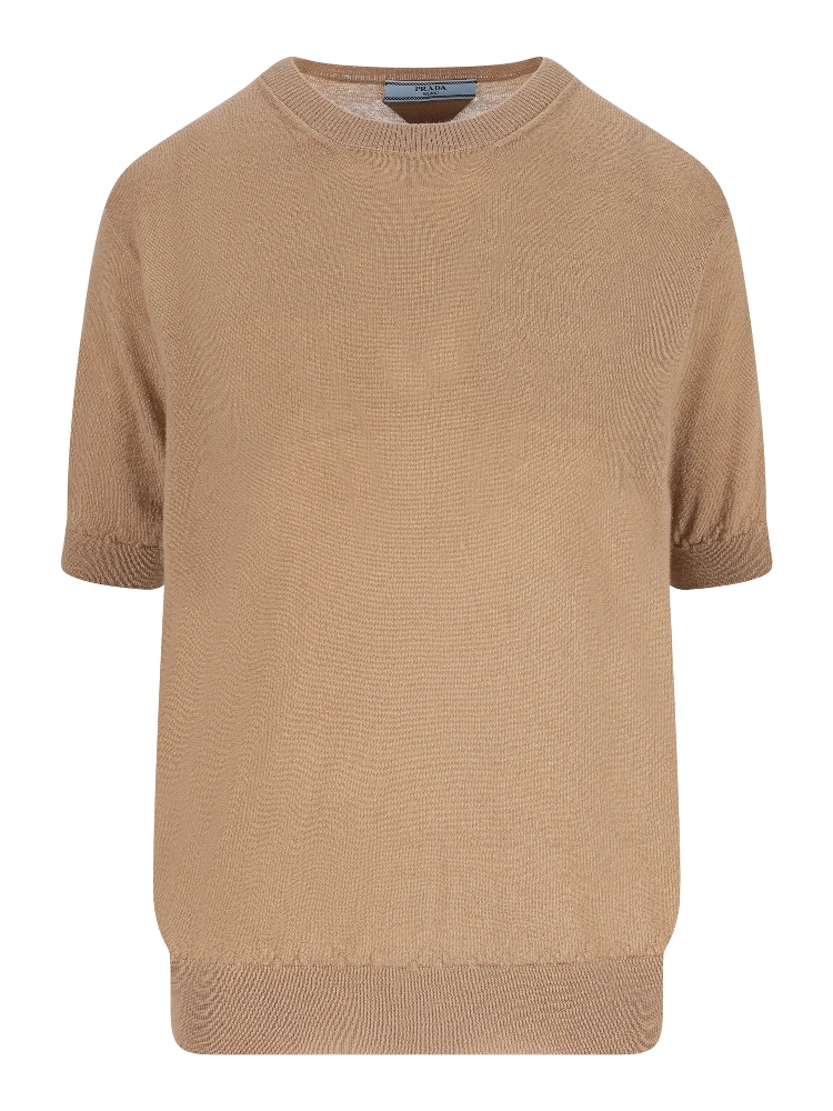 Prada Sweaters Camel