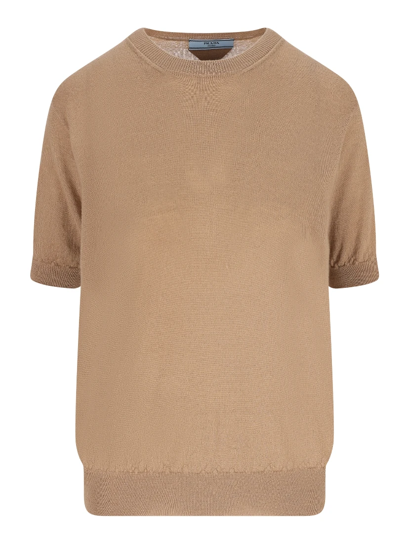 Prada Sweaters Camel