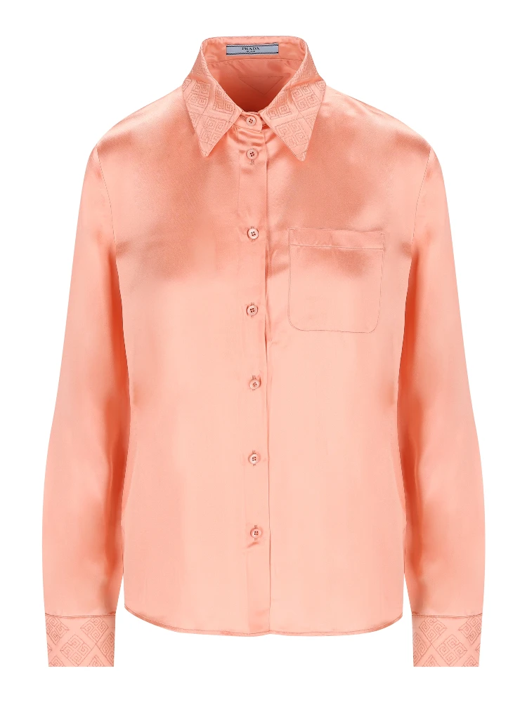 Prada Shirts Coral Red