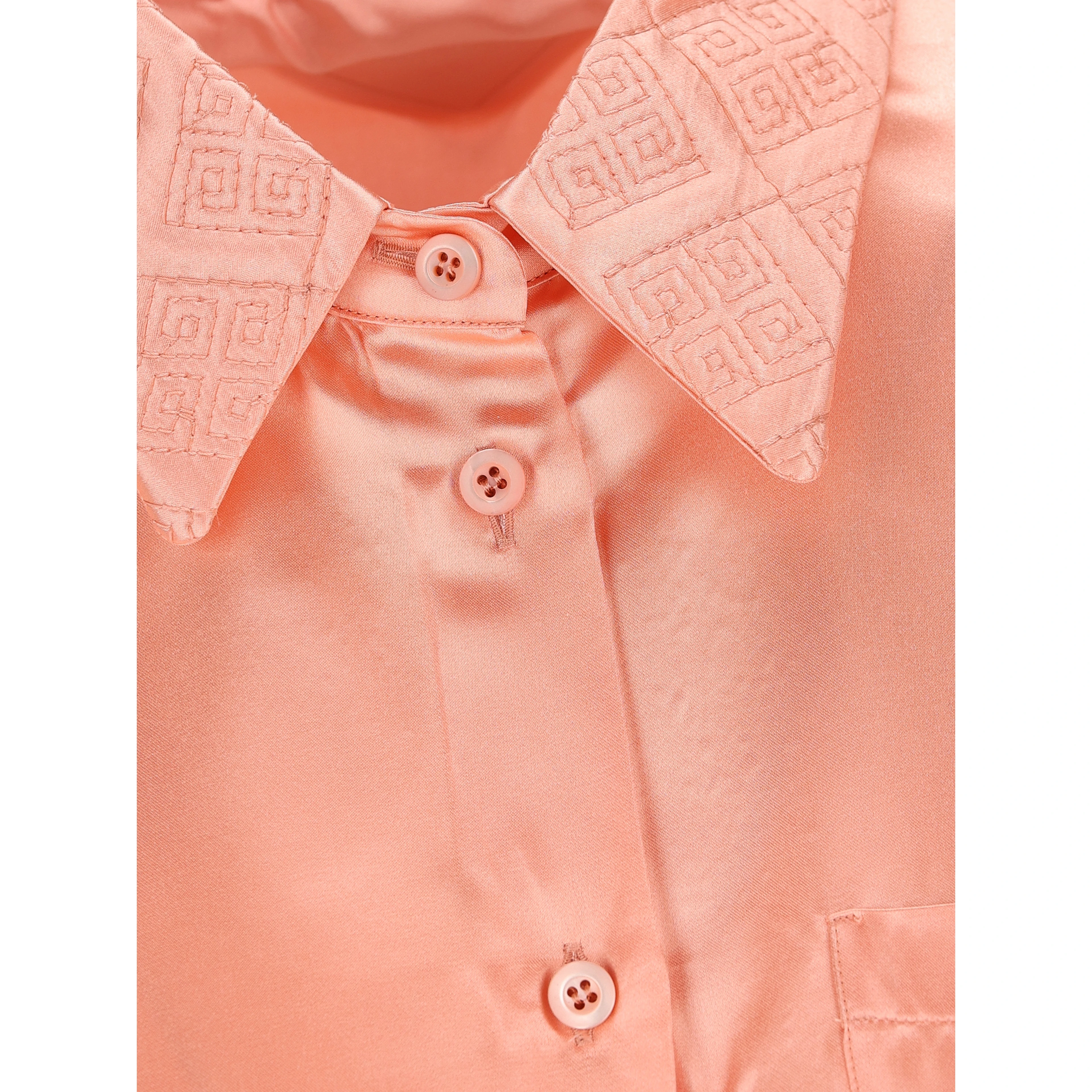 Prada Shirts Coral Red