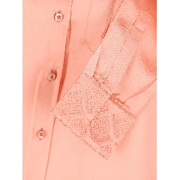 Prada Shirts Coral Red