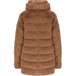 Quilted high-neck jacket