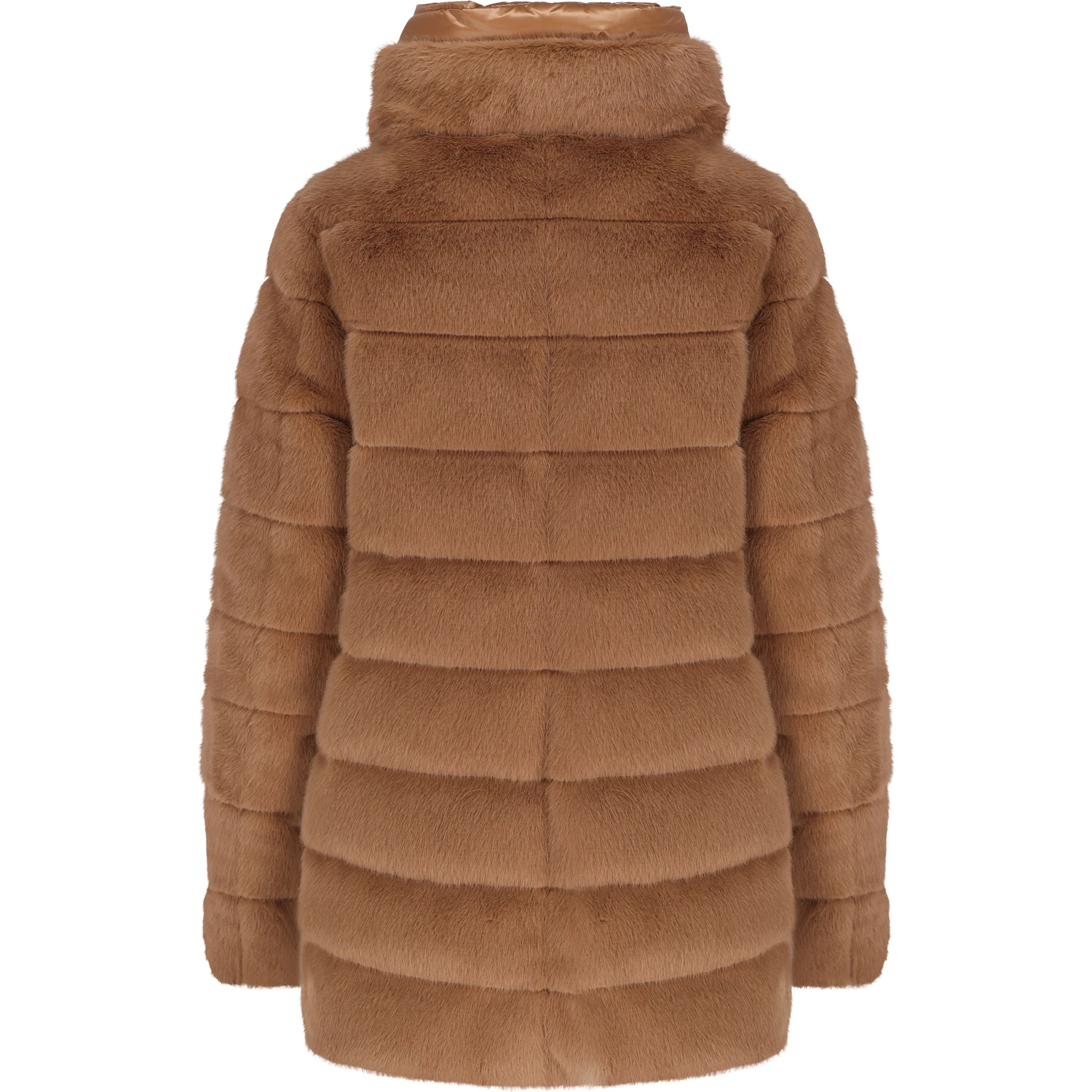 Quilted high-neck jacket
