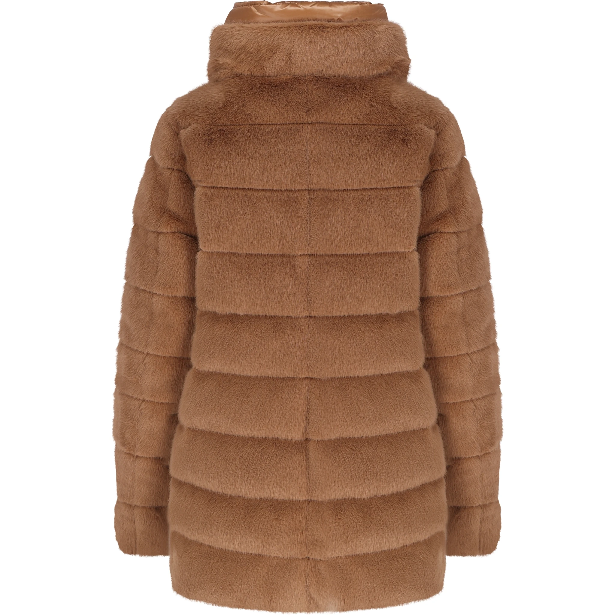 Quilted high-neck jacket