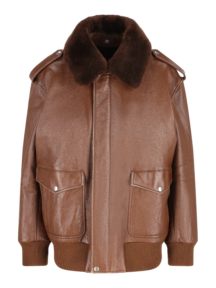 Prada Jackets Brown