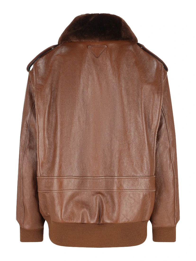 Prada Jackets Brown