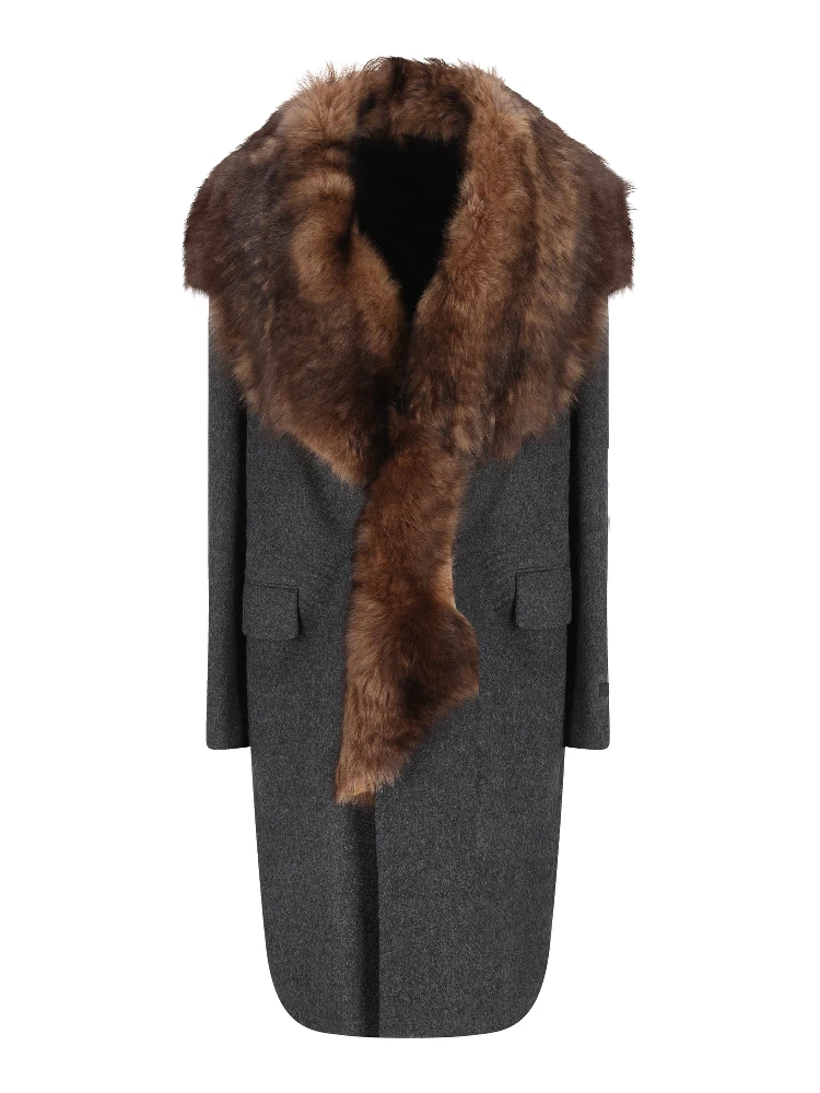 Prada Coats Anthracite