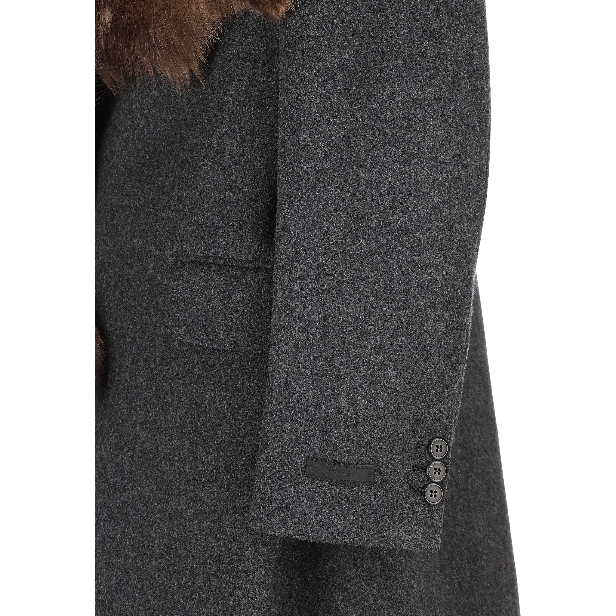 Prada Coats Anthracite