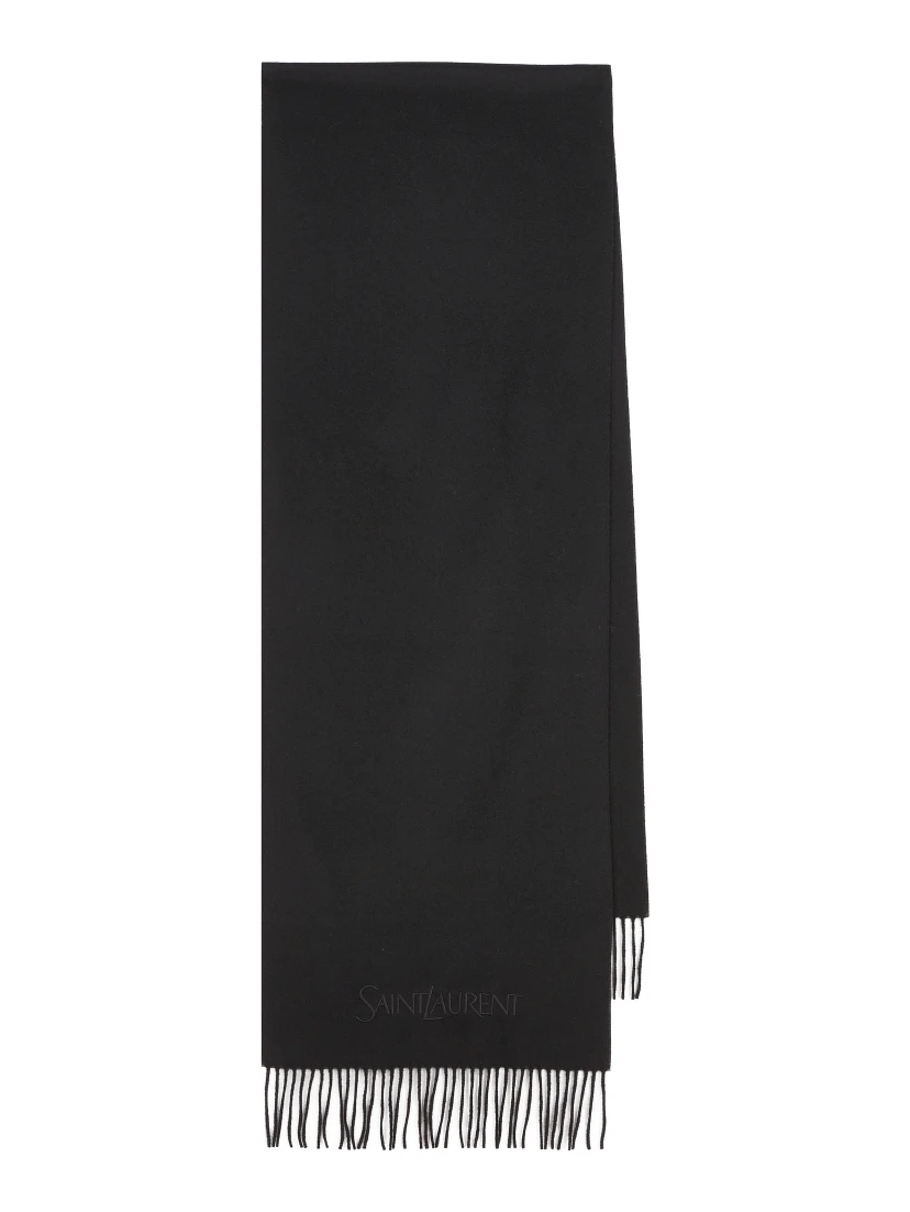 Saint Laurent  Scarfs Black