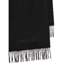 Saint Laurent  Scarfs Black