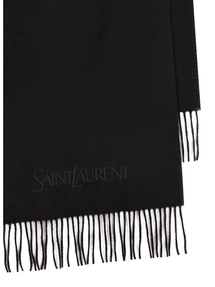 Saint Laurent  Scarfs Black alternative