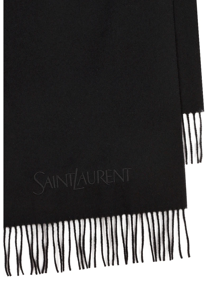 Saint Laurent  Scarfs Black