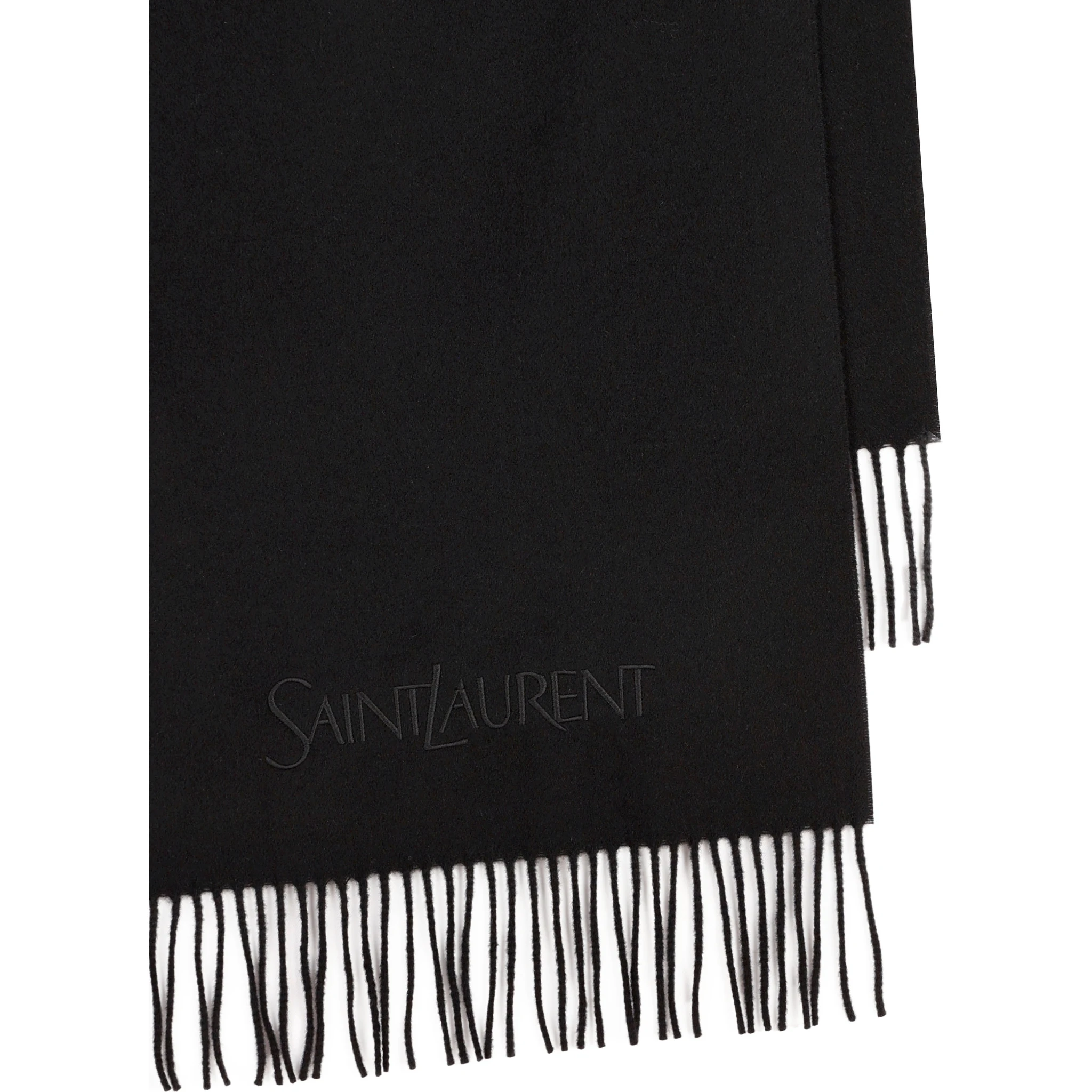 Saint Laurent Scarfs Black