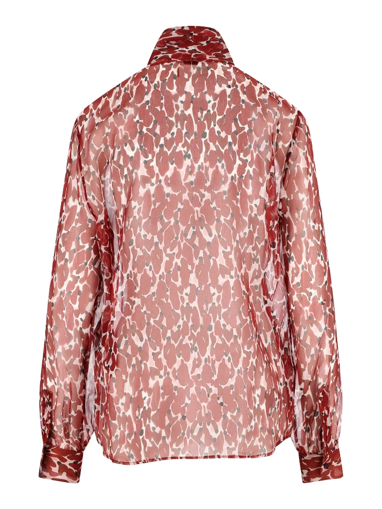 Abstract-pattern blouse alternative