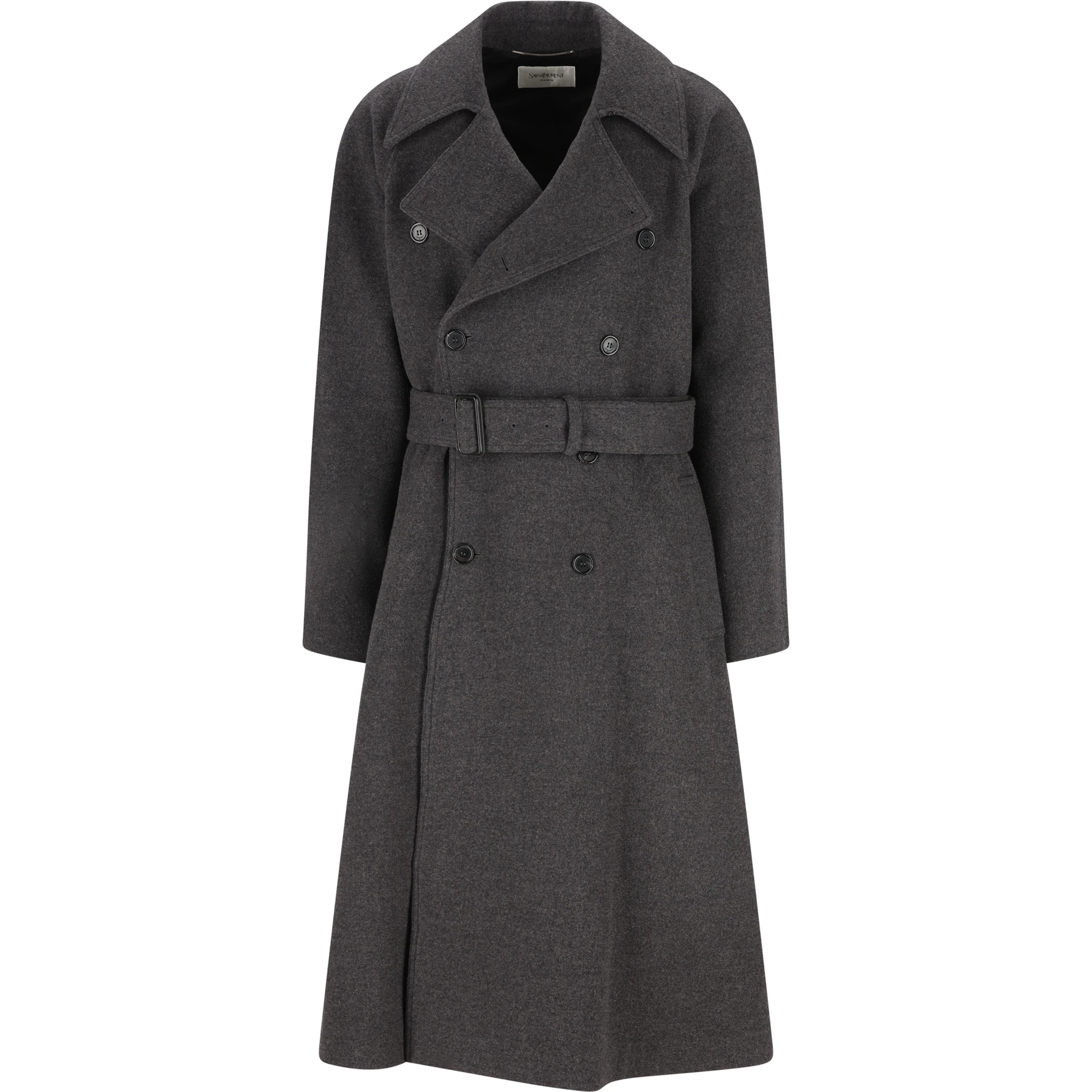 Saint Laurent Coats Grey