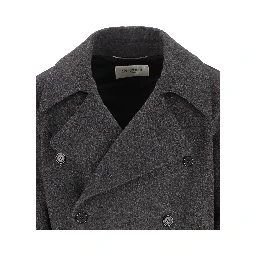 Saint Laurent  Coats Grey