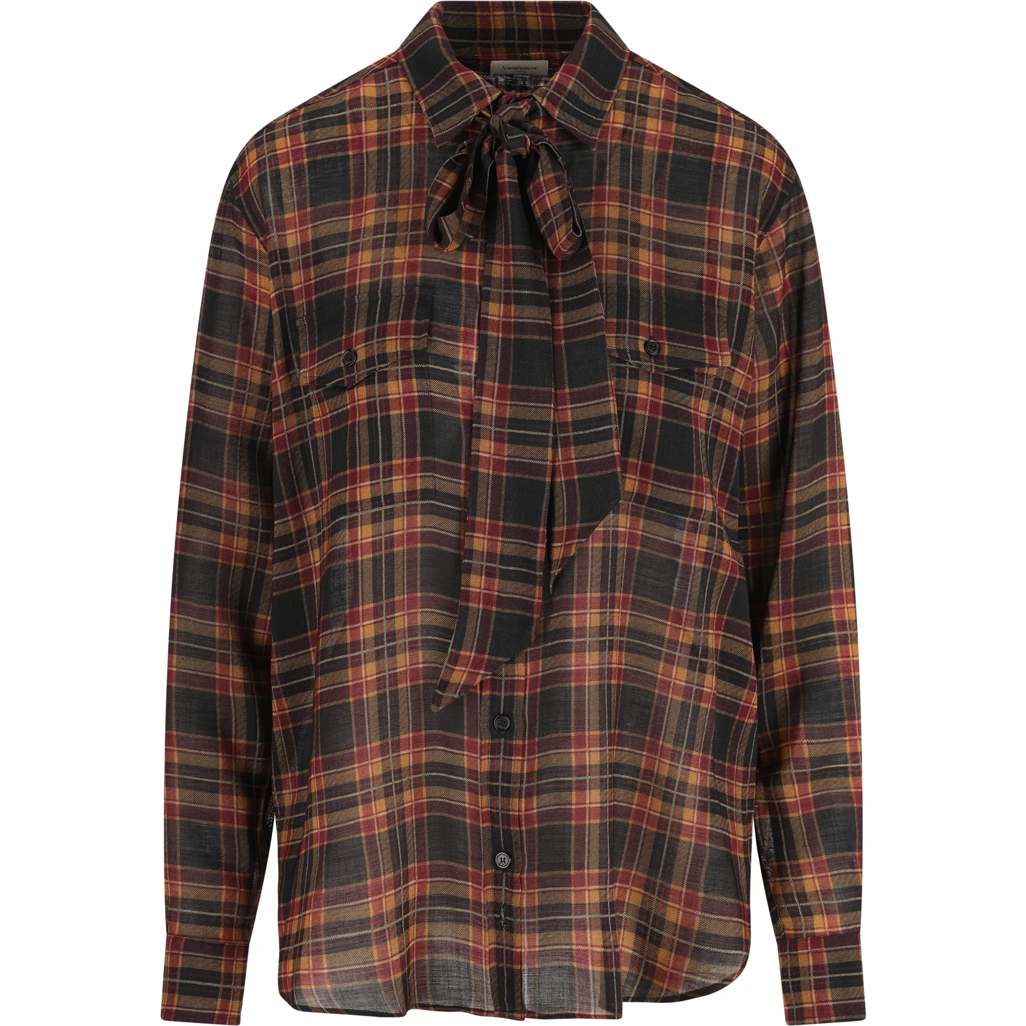 Lavallière tartan shirt