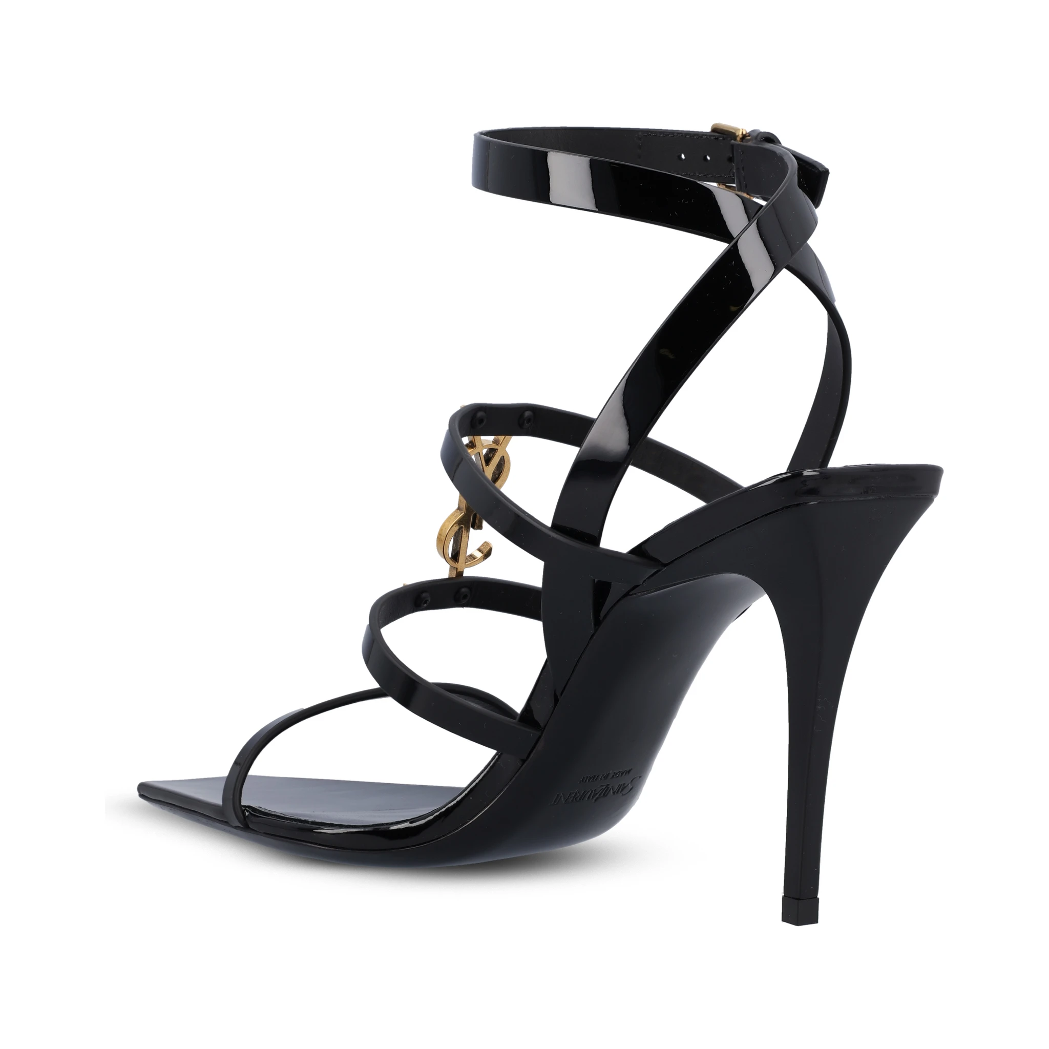 90mm Cassandra logo-plaque sandals