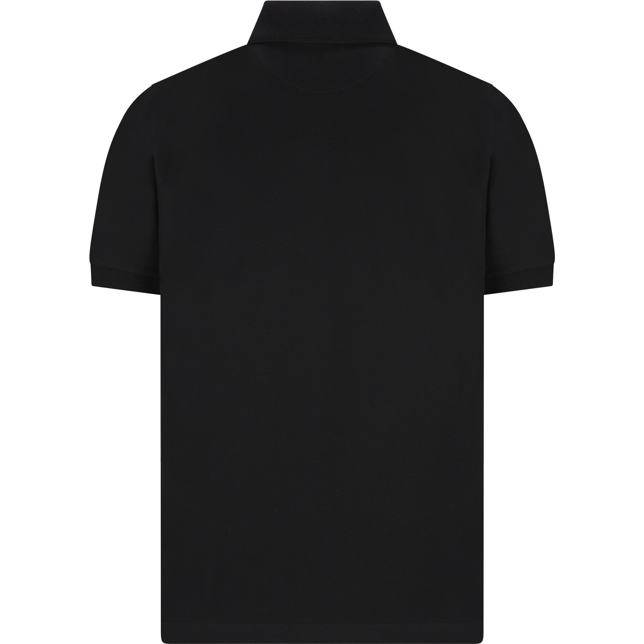 Embossed-logo piqué polo shirt