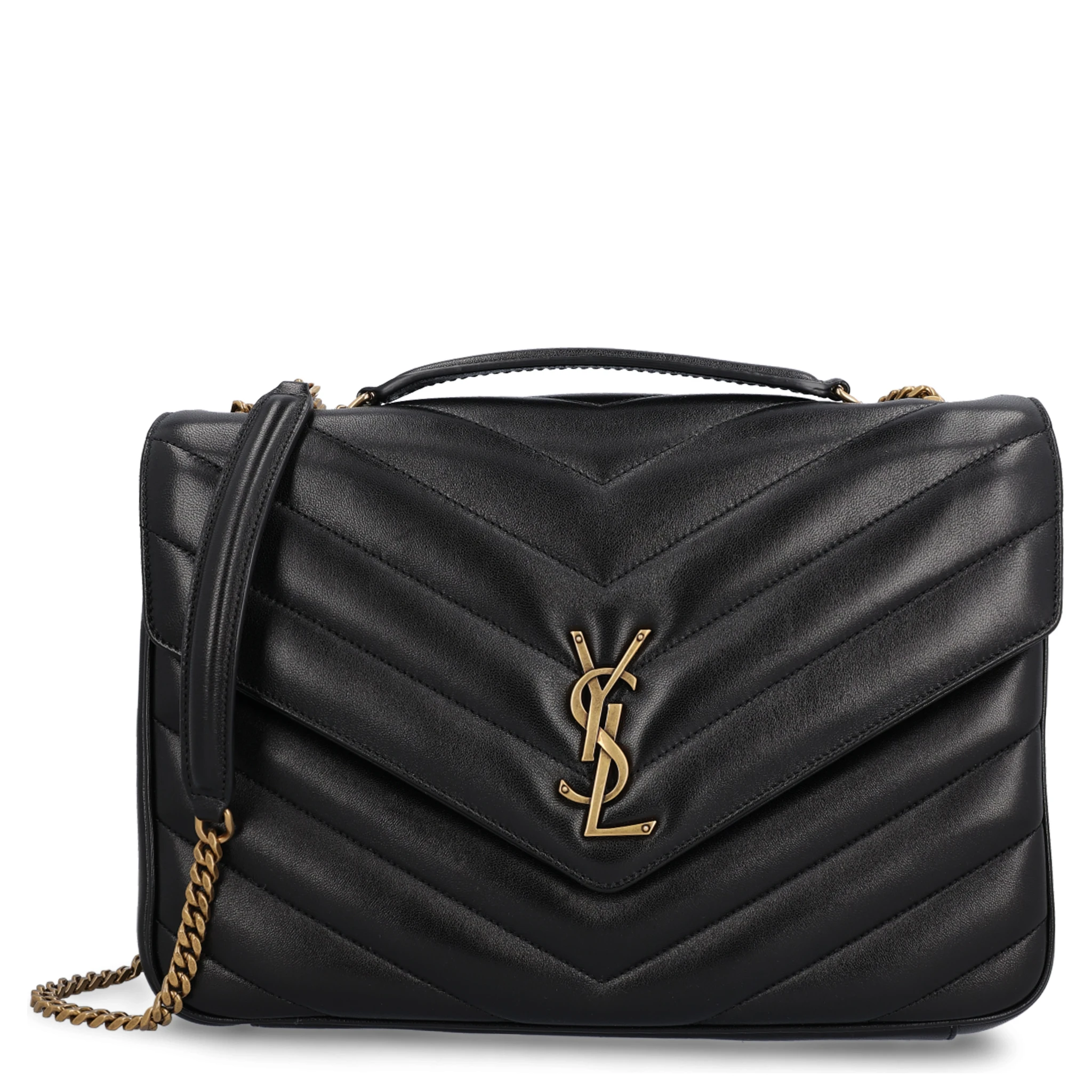 black Saint Laurent Loulou large
