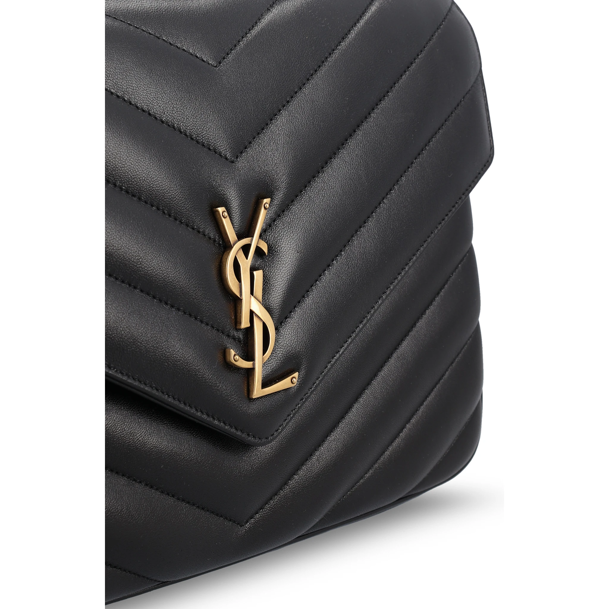 black Saint Laurent Loulou large