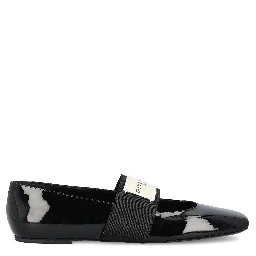 حذاء جيفنشي مسطح أسود