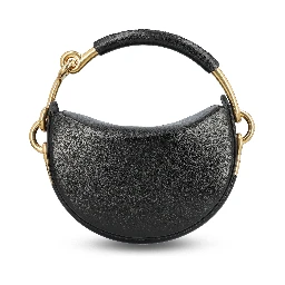 Black leather Burberry Bridle clutch bag.