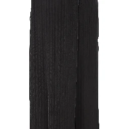 Striped Satin-jacquard Wide-leg Pants In Black