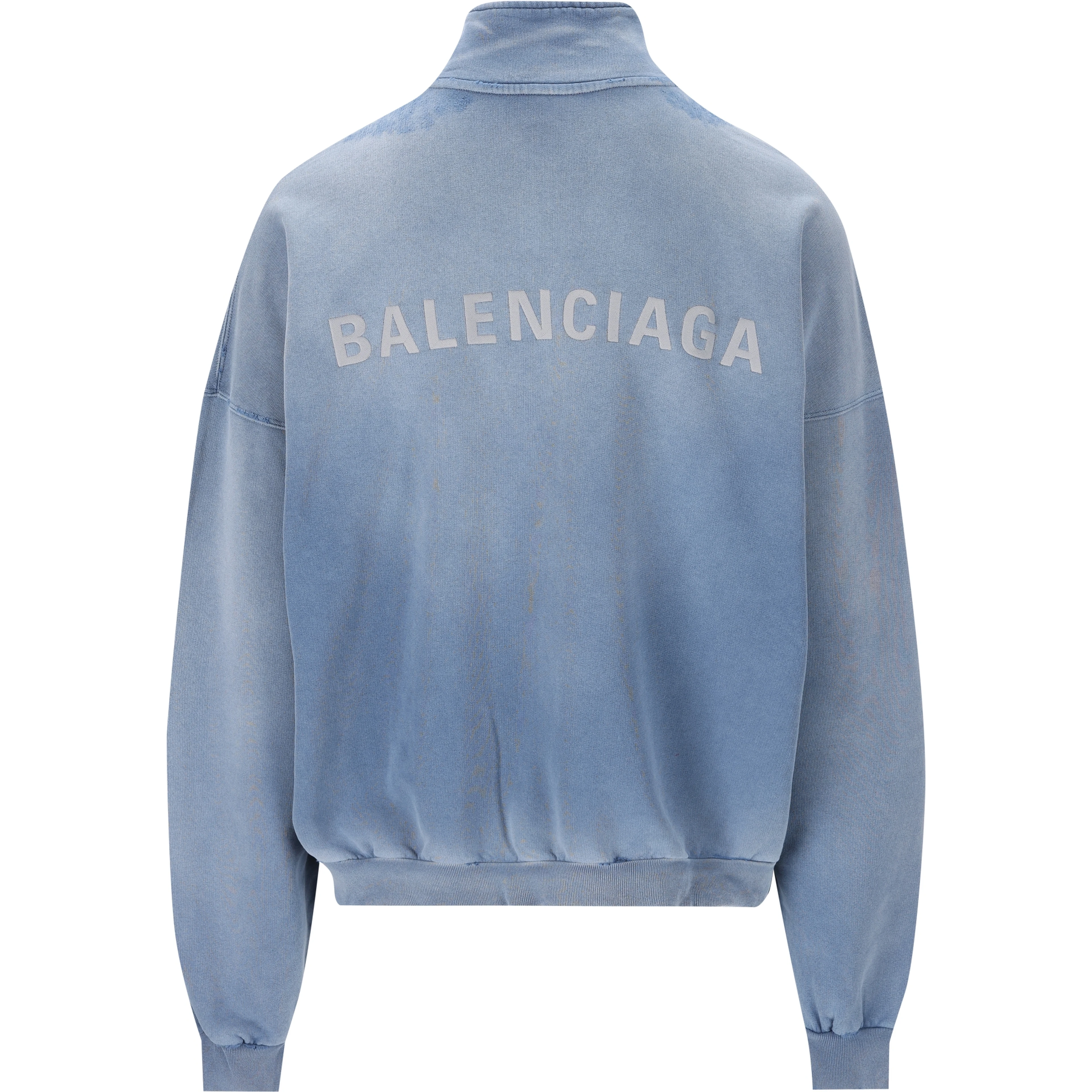 logo-embroidered zip-up jacket