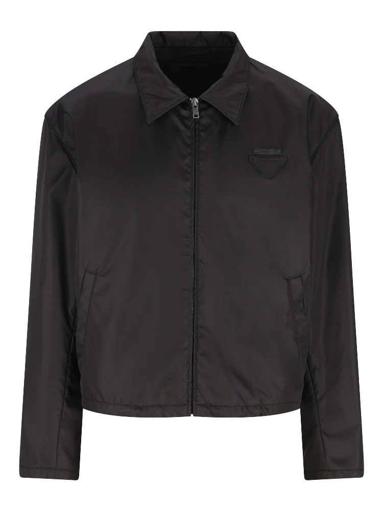 logo-plaque cropped jacket