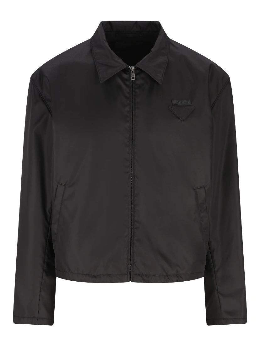 logo-plaque cropped jacket