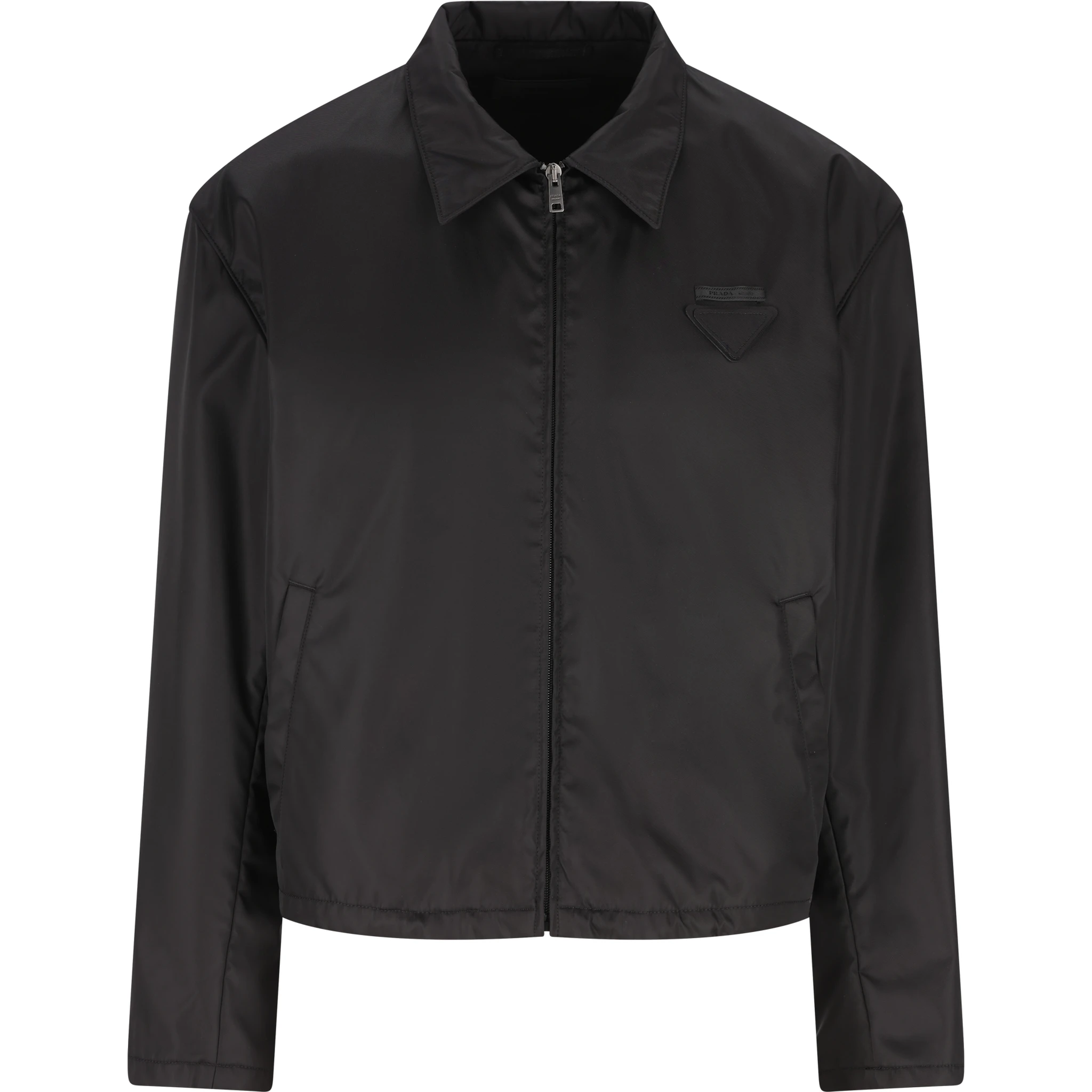 logo-plaque cropped jacket