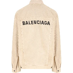 Logo-print denim jacket