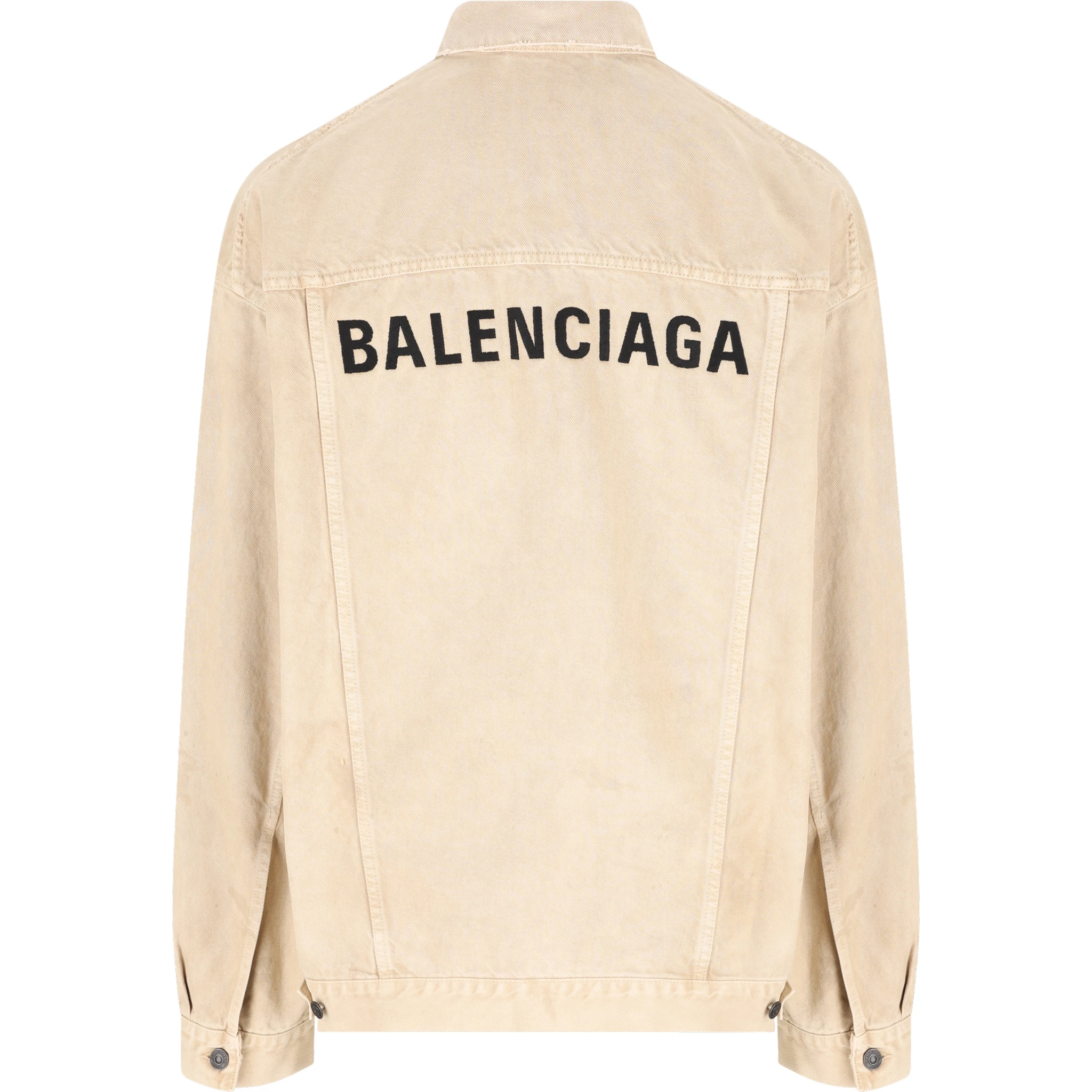 Logo-print denim jacket
