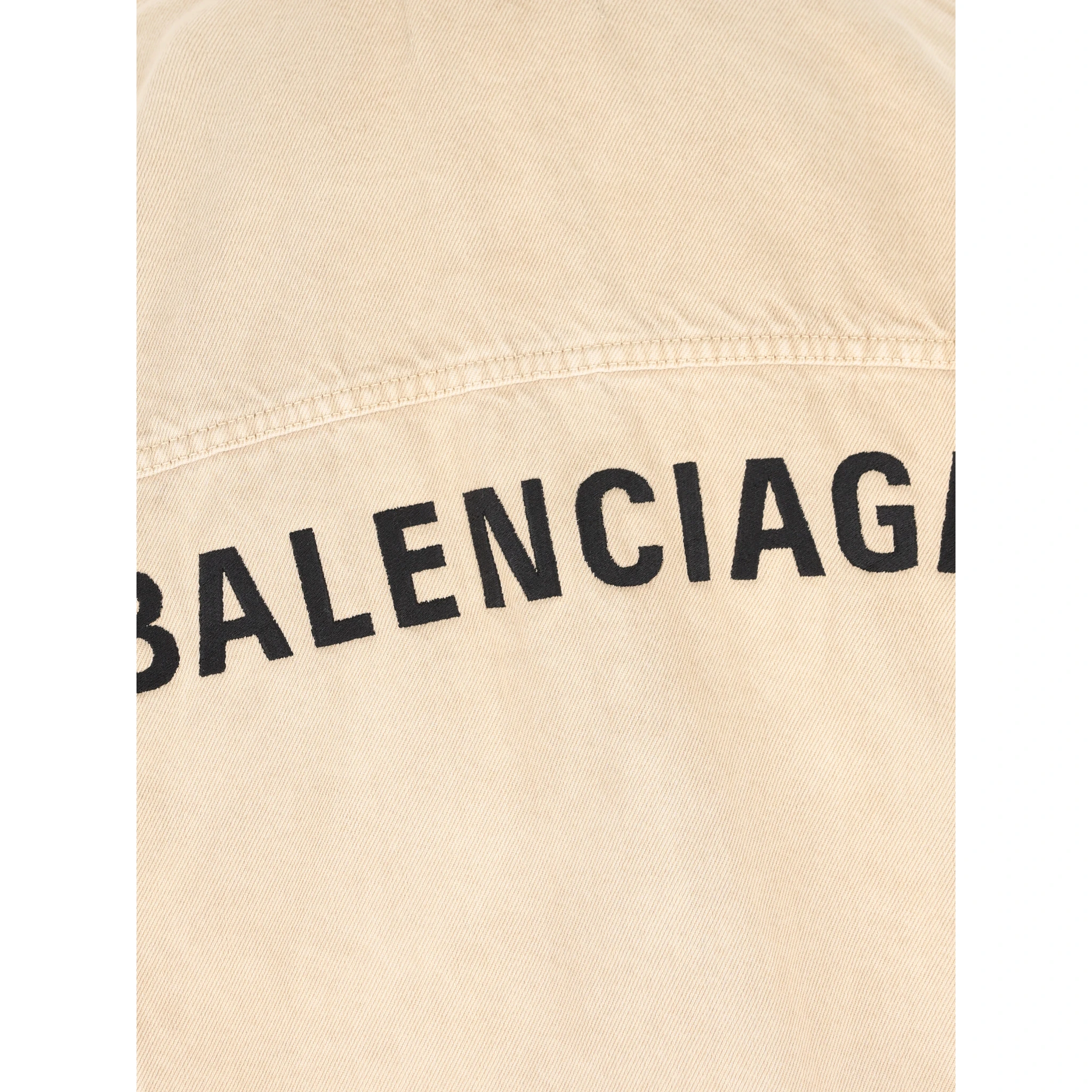 Logo-print denim jacket